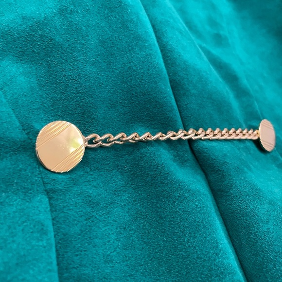 Vintage Emerald Green Faux Suede Blazer - Picture 13 of 16